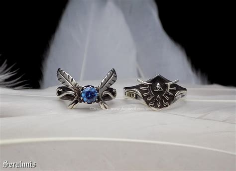 'Legend of Zelda', handmade sterling silver rings by seralune on DeviantArt