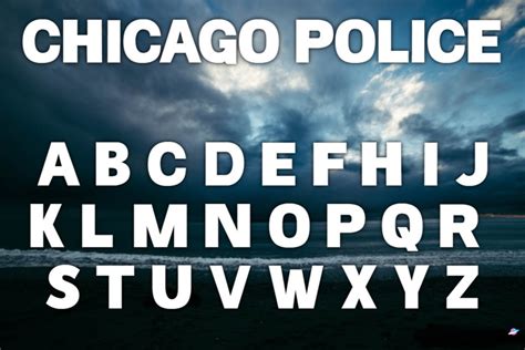 Chicago Police Font | Font Monger | FontSpace