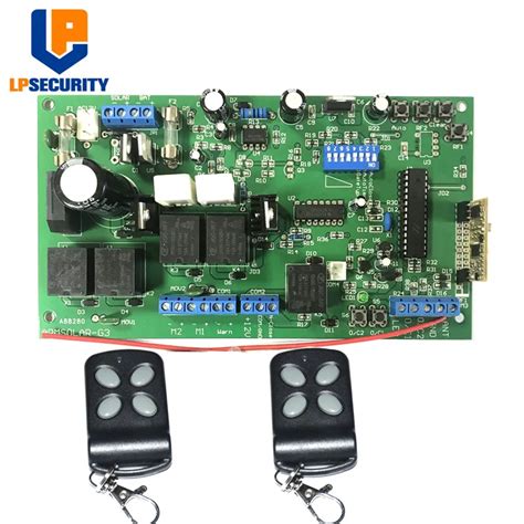 150kg automatic swing gate opener motor operator circuit board electronic card controller for ...