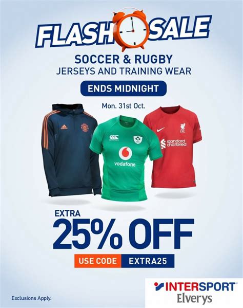 Elverys flash sale - 25% off rugby and football gear — boards.ie - Now ...