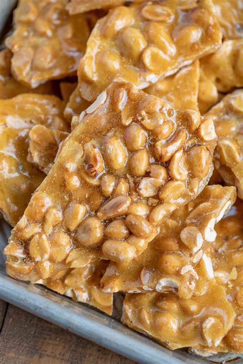 Classic Peanut Brittle Recipe [VIDEO] - Dinner, then Dessert