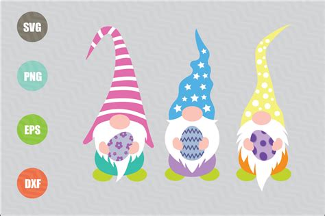 Easter Gnomes SVG By NewSvgArt | TheHungryJPEG