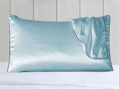 100% Silk Pillowcases with Trim: Set of 2 (Blue) | theChive University