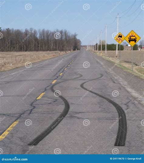 Skid Road Police Chase stock photo. Image of roadway - 24119670