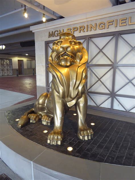 Photo-ops: Lion Statue: Leo, the MGM Springfield Casino Lion ...