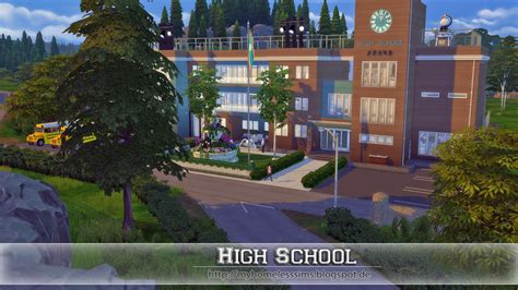 Pin on My Sims 4 - High School