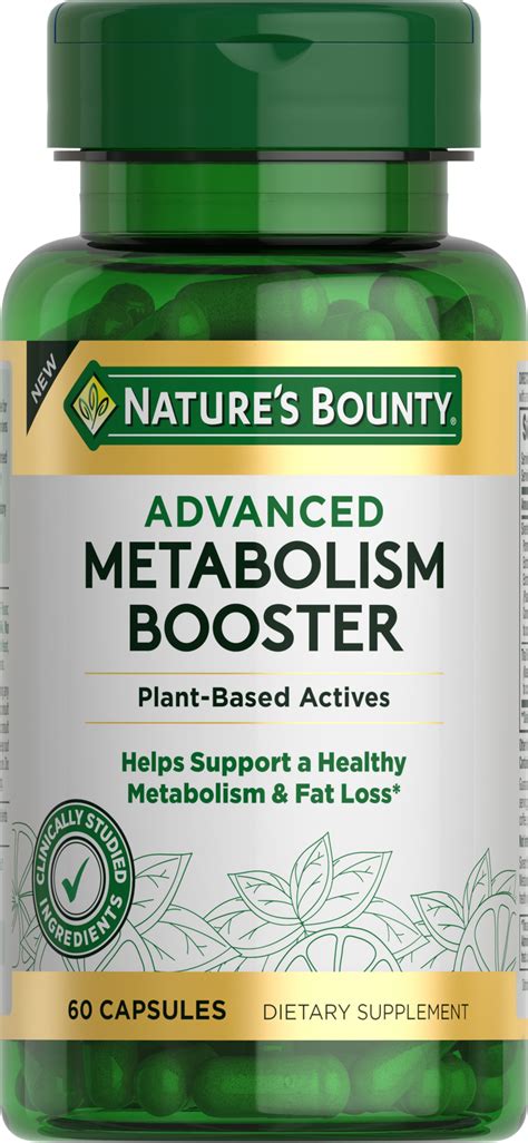 Advanced Metabolism Booster Supplement | Nature's Bounty