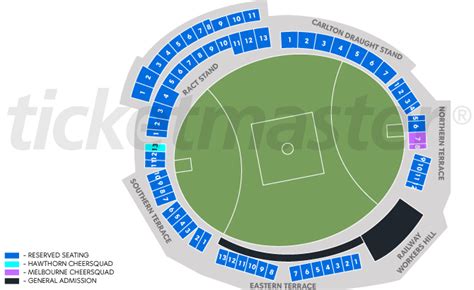 Utas Stadium Seating Map