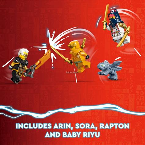 LEGO 71792 NINJAGO Sora Transforming Mech Bike Racer Building Toy Set