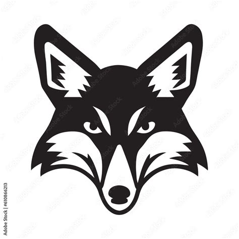 fox head logo vector illustration pro Stock Vector | Adobe Stock