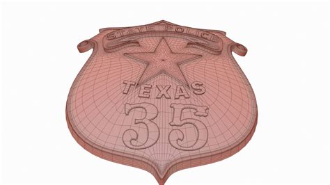 ArtStation - Old Texas Police badge | Resources