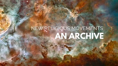 New Religious Movements - An Archive - Home