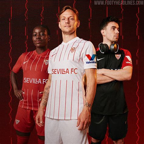 Sevilla 21-22 Home, Away & Third Kits Released - Footy Headlines