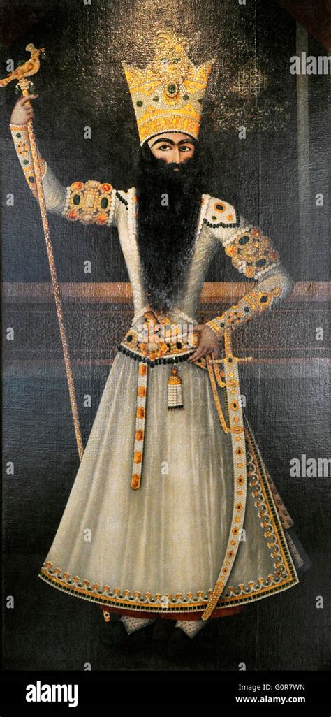 Fath-Ali Shah Qajar (1772-1834). Second Qajar king of Persia Stock ...