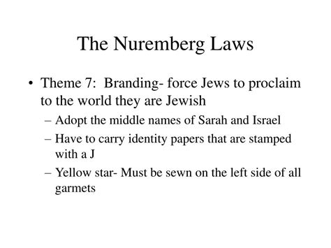 PPT - The Nuremberg Laws PowerPoint Presentation, free download - ID:1390910