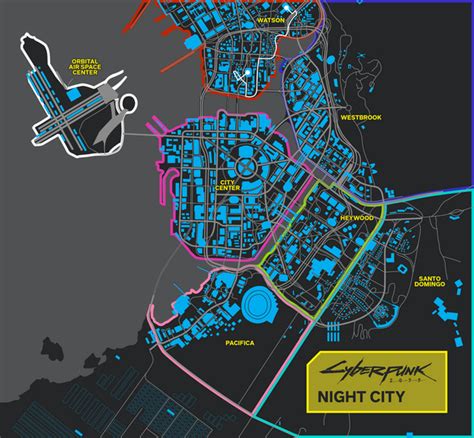 Cyberpunk 2077 [ Night City Map ] : CD Projekt Red : Free Download ...