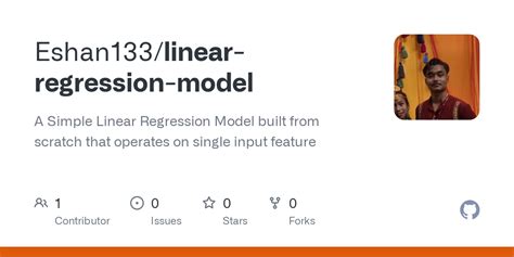 GitHub - Eshan133/linear-regression-model: A Simple Linear Regression ...