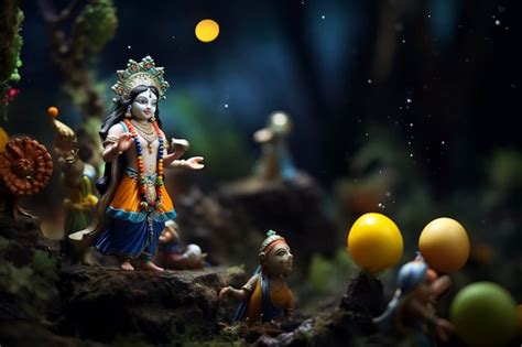 Premium AI Image | Janmashtami Background