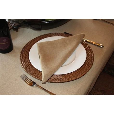 Natural Burlap Napkins | Burlap napkins, Burlap tablecloth, Burlap