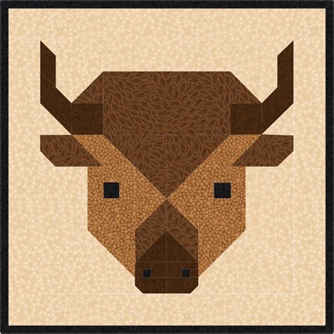 Sew Fresh Quilts: Buffalo or Bison quilt block tutorial