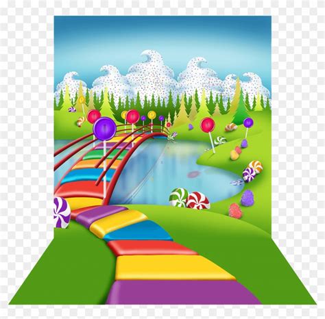 Vector Black And White Candyland Gumdrop Clipart - Candy Land No ...