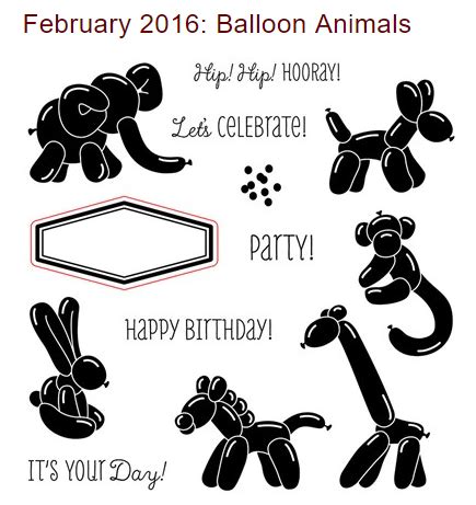 Wizard's Hangout: Balloon Animals Birthday Card