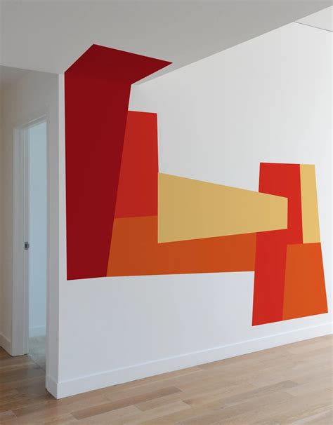 Color Block Slant | Geometric wall paint, Wall paint designs, Wall graphics