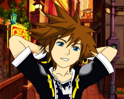 Sora | Traverse Town by Mitsu-Ino on DeviantArt