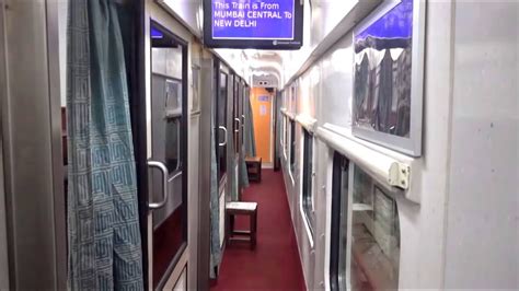 Showcasing FIRST CLASS AC Cabin & Coupe Of Mumbai Tejas Rajdhani ...