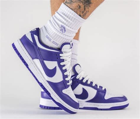 Nike Dunk Low Championship Court Purple DD1391-104 Release Date Info | SneakerFiles