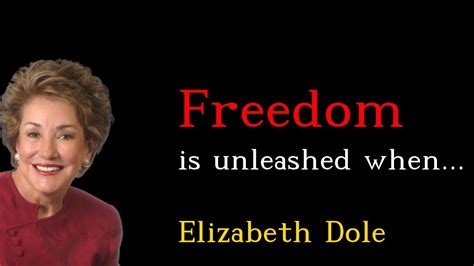 Elizabeth Dole - Impressive and Memorable quotes - english - YouTube