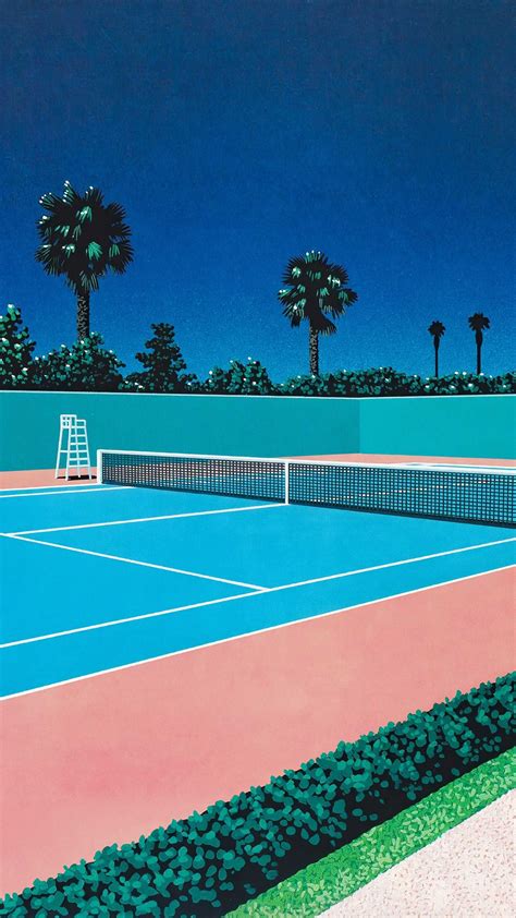 Hiroshi Nagai Wallpaper - iXpap | Tennis wallpaper, Tennis, Futurism art