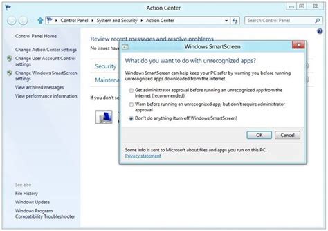 Bypass Windows SmartScreen in Windows 8 or Disable it for Good | iThinkDifferent