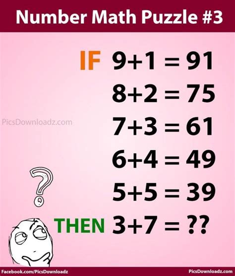 Math Riddle Questions