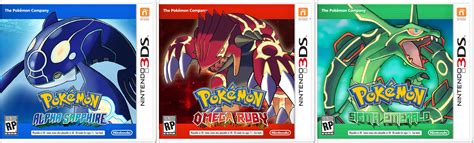 Pokemon Omega Ruby Alpha Sapphire Sigma Emerald by Deco-kun on DeviantArt