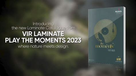 VIR LAMINATES' latest 1 mm Laminate Catalogue - Play the Moments 2023. | Rushil Decor Ltd. - YouTube