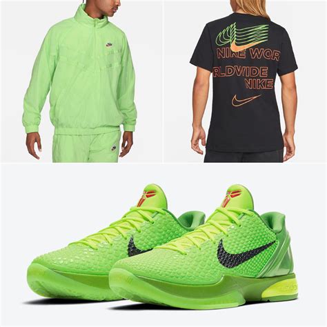 Nike Kobe 6 Protro Grinch Shirts Outfits | SneakerFits.com