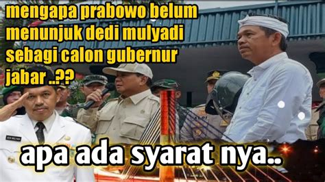 dedi mulyadi di tunjuk gerindra jadi calon gubernur jabar - YouTube