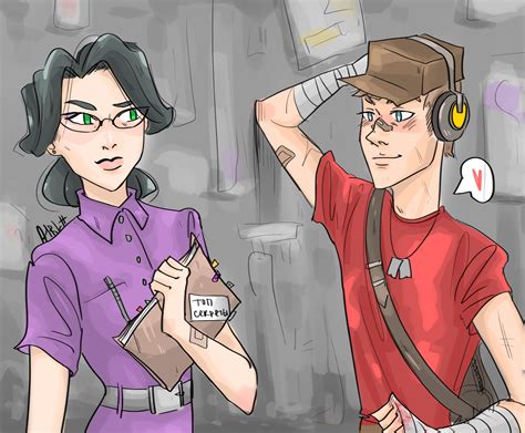 Miss Pauling x Scout | Team Fortress 2 by arltt on DeviantArt