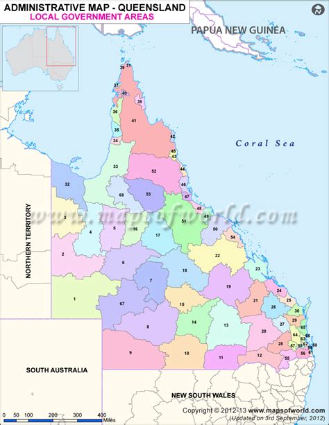 Map of Queensland | Queensland Map - Maps of World