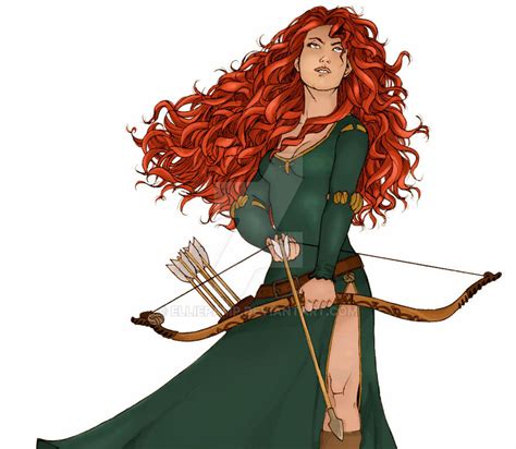 Merida - Brave (Collaboration) by Elliepamp on DeviantArt