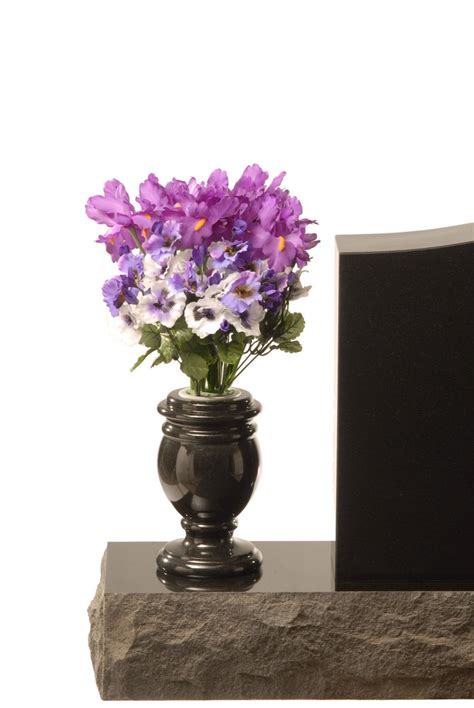 Flower Vases > Flower Vases > Large Granite Vase | Cemetery M...