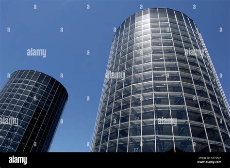 VW-towers of Autostadt (car-city) Wolfsburg, Niedersachsen, Germany ...