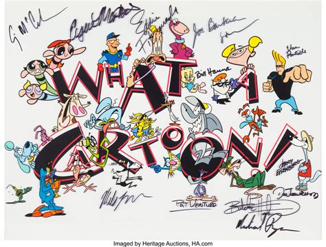 What a Cartoon! Publicity Cel (Hanna-Barbera, 1995).... Animation | Lot ...