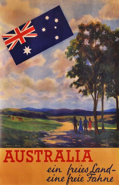 Australia. Ein Freies Land. Eine Freie Fahne A Free Country. A Free Land