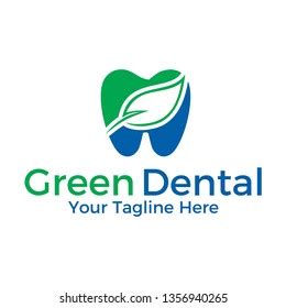 Green Dental Logo Stock Vector (Royalty Free) 1356940265 | Shutterstock