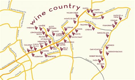 Temecula Valley Winegrowers Association - Winery Map | Wineries ...