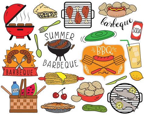 Summer BBQ SVG Bundle Cut Files Clipart | lupon.gov.ph