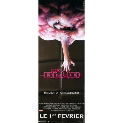 THE BLOB Movie Poster 23x63 in.