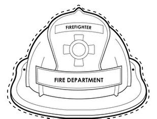 Wearable fireman hat printable. | Fireman hat, Fire safety activities, Fireman